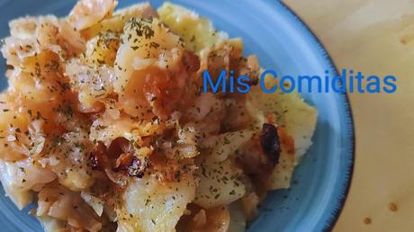 GRATINADO DE COL Y PATATA GRATINADO DE COL Y PATATA