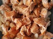 ensalada alubias salmón