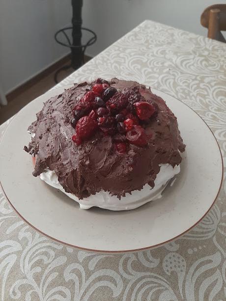 TARTA SELVA NEGRA KETO