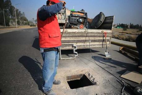 Interapas toma medidas para garantizar la seguridad vial en bulevar Españita