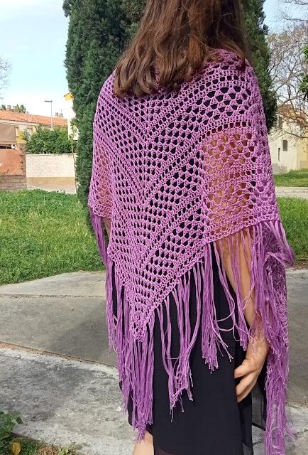 COLECCIÓN CHÉSTER, CHAL VIOLETA