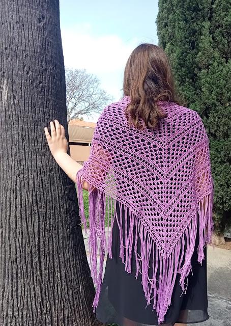 COLECCIÓN CHÉSTER, CHAL VIOLETA COLECCIÓN CHÉSTER, CHAL VIOLETA