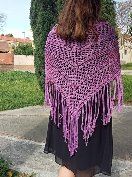 COLECCIÓN CHÉSTER, CHAL VIOLETA COLECCIÓN CHÉSTER, CHAL VIOLETA