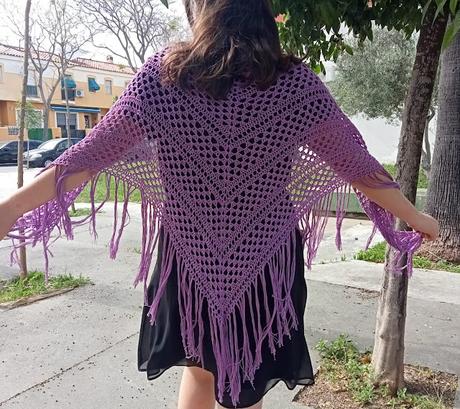 COLECCIÓN CHÉSTER, CHAL VIOLETA COLECCIÓN CHÉSTER, CHAL VIOLETA