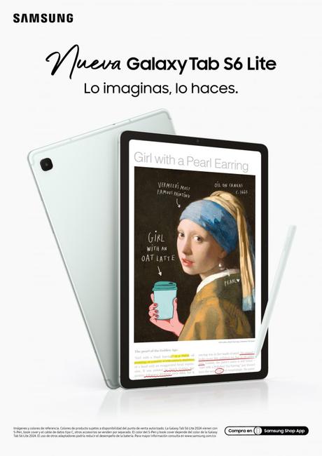 Estilo y funcionalidad, así es la Galaxy Tab S6 Lite (2024)