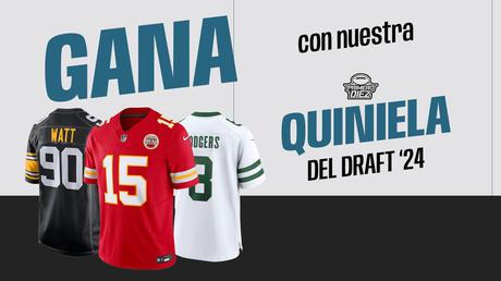 Gana jerseys de la NFL y más en nuestra quiniela del Draft