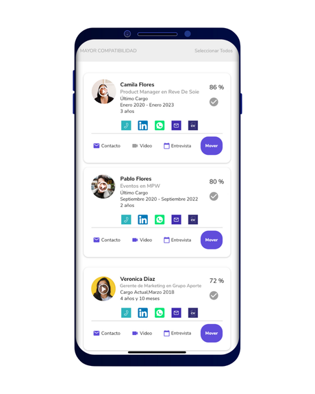 PlaceMe la app que fusiona con video presentaciones, LinkedIn y WhatsApp para un rápido reclutamiento laboral 9
