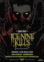 Concierto de Ice Nine Kills en Sala Apolo de Barcelona