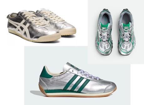 Las zapatillas de moda del 2024 según las prescriptoras de estilo zapatillas plateadas tendencias 2024