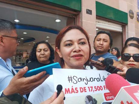 Piden indulto para Sanjuana Maldonado ante Congreso de SLP por caso de violencia y coacción