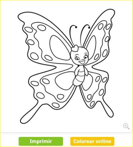 Juego Butterfly Kyodai y material imprimible para colorear mariposas
