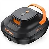 CoasTeering Robot Limpiafondos Piscina sin Cable, Aspirador Piscina Dura 120 Minuto, Succión Potente, Estacionamiento Automático, Robot Piscina para Piscinas Planas sobre el Suelo de hasta 120 m²