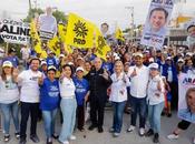 Enrique Galindo resalta logros pavimentación servicios médicos durante campaña Luis Potosí