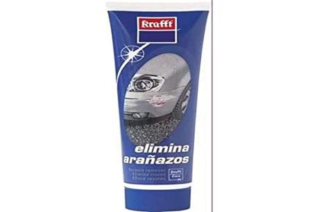 Krafft Reparador Arañazos Coche, Eliminador de Rayones, Restos de Pintura y Manchas, Brillo y Protección 150ml