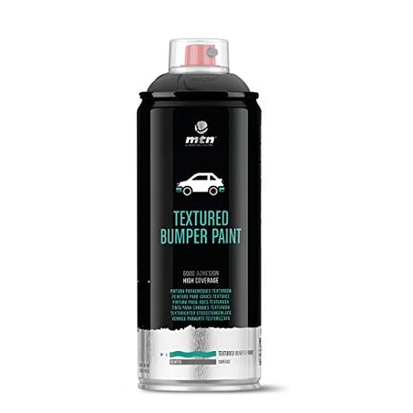 Montana Colors, Pulverizador, MTN PRO Pintura Parachoques Texturada - Negro, Spray 400ml