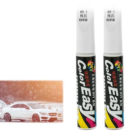 FCXQG Reparador Pintura Coche Blanco Pintura Para Coche 2 Piezas Blancas Pintura Coche Blanco Pintura Coche ArañAzos ArañAzos Coche Quita ArañAzos Coche Negro Coche Blanco Repara ArañAzos De