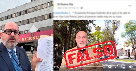 Equipo de  Enrique Galindo presenta denuncia ante el INE por uso indebido de inteligencia artificial