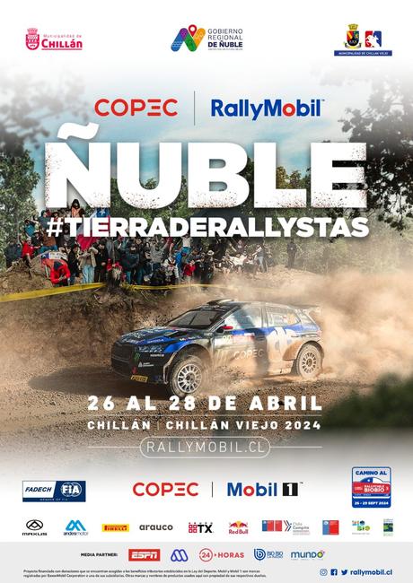 Alberto Heller se adjudicó la Jornada Sabatina de la Primera Fecha del Copec RallyMobil 2024 en Ñuble, Chillán y Chillán Viejo Copec RallyMobil Ñuble, Chillán y Chillán Viejo