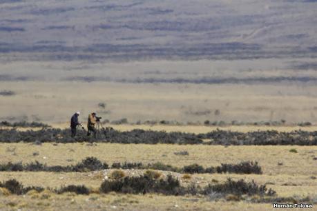 Pasando por el Lago Cardiel
