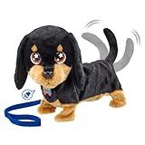 Waggles, mi perrito salchicha. Peluche interactivo que camina, ladra y mueve la cola como un perro salchicha real. Luz, sonido y movimiento. A partir de 2 años