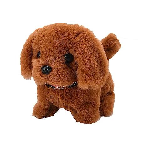 Peluche Electrónico Juguete, Electrónica Interactivos Juguete Perro Mascota Mascota Ladra y Anda Simulación Peluche Cachorro Pet Perritos de Juguete con Caminando y Ladrando