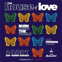Concierto de The House of Love en Teatro Barceló de Madrid