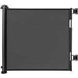 Puerta de Seguridad para Puerta de Escalera Extensible, Puerta de acrílico para escaleras para bebés, Accesorios sin Perforaciones 4 Piezas de Accesorios para Puertas (Schwarz-150CM)