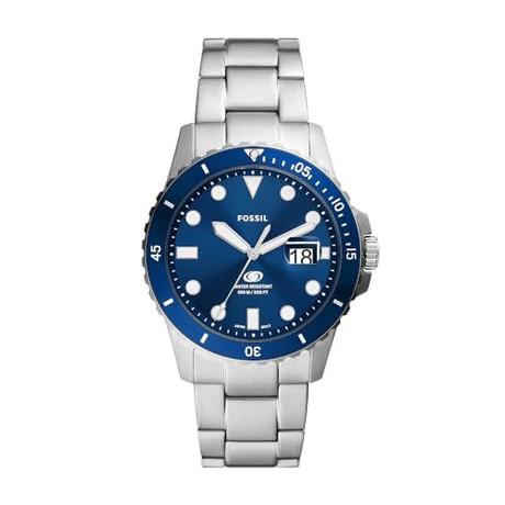 FOSSIL Reloj Analógico para Hombre de Cuarzo con Correa en Acero Inoxidable FS6029