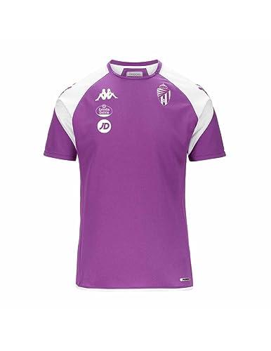 Kappa AYBA 7 Real Valladolid 23/24, Camiseta de Paseo, Violeta, L, Hombre