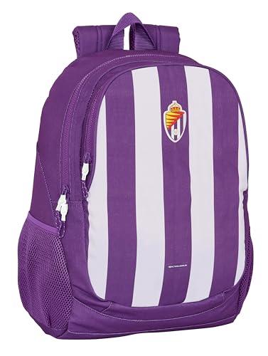 Safta REAL VALLADOLID - Mochila Escolar Infantil, Ideal para Niños de Diferentes Edades, Cómoda y Versátil, Calidad y Resistencia, 32x16x44 cm, Color Morado