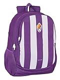 Safta REAL VALLADOLID - Mochila Escolar Infantil, Ideal para Niños de Diferentes Edades, Cómoda y Versátil, Calidad y Resistencia, 32x16x44 cm, Color Morado