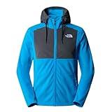 THE NORTH FACE NF0A855JXAI1 M HOMESAFE Full Zip Fleece Hoodie Sweatshirt Hombre Skyline Blue/Asphalt GR Tamaño M