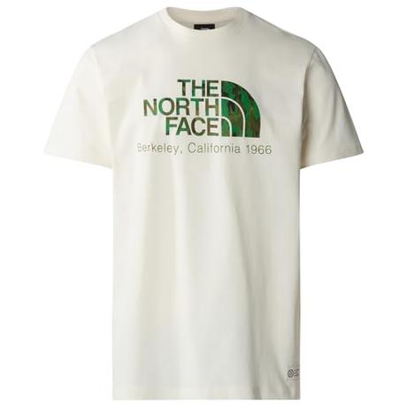 THE NORTH FACE Erkeley California Camiseta White Dune-Optic Emerald Generative Camo Print M