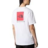 THE NORTH FACE Camiseta Redbox 87NP para Hombre de algodón Blanco, Color Blanco., M