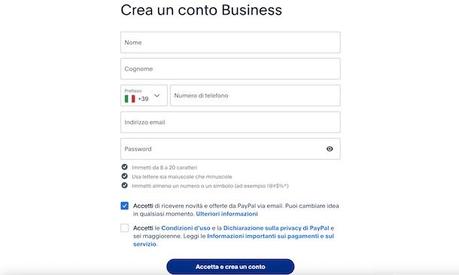 Cómo crear una cuenta PayPal