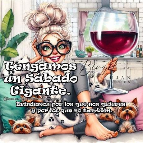 Tengamos un Sábado Gigante. Brindemos por los que nos quieren y por los que no también.