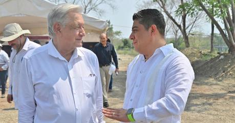 Presidente de México y Gobernador de San Luis Potosí supervisan avances de Supercarretera Ciudad Valles-Tamazunchale