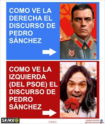 Reacciones ante la continuidad de Sánchez..., e Isabel Ayuso, como si el Día de Madrid fuera su día o ella fuera la reina de Madrid.