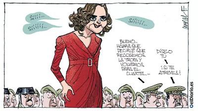 Reacciones ante la continuidad de Sánchez..., e Isabel Ayuso, como si el Día de Madrid fuera su día o ella fuera la reina de Madrid.