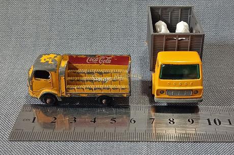 Karrier Bantam y Cattle Truck ambas piezas #37 de Matchbox