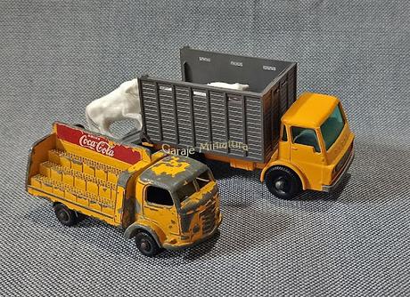 Karrier Bantam y Cattle Truck ambas piezas #37 de Matchbox