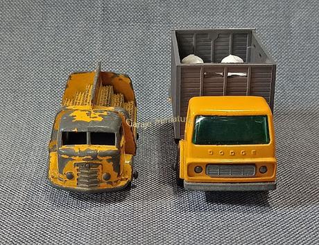 Karrier Bantam y Cattle Truck ambas piezas #37 de Matchbox