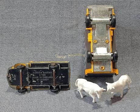 Karrier Bantam y Cattle Truck ambas piezas #37 de Matchbox