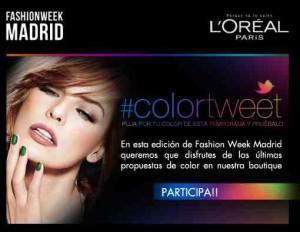 Tweets de colores con L’Oreal Paris y la Fashion Week Madrid