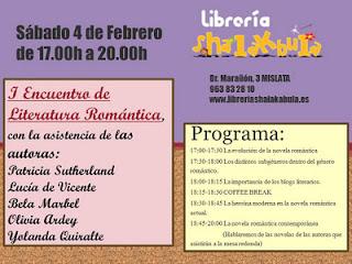 Este sábado, Mesa Redonda de Novela Romántica Salakabula (Mislata, Valencia)