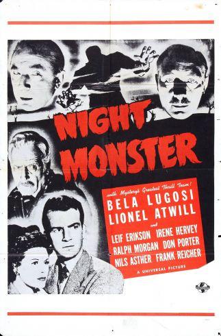 El ocaso del villano: Lionel Atwill, un sádico en Hollywood desde L’Atelier 13 para Cinearchivo (vol.2). The mad doctor of Market Street / The strange case of Doctor Rx. / Night Monster