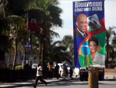 Dilma Rousseff llegó a Puerto Príncipe, Haití
