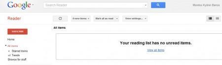 La vida sin Google Reader es buena [Minimalismo]