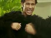 Neymar disfraza gorila