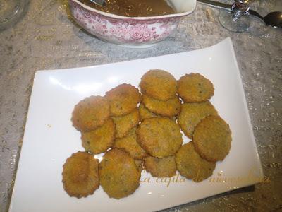 Galletas de queso y anchoas